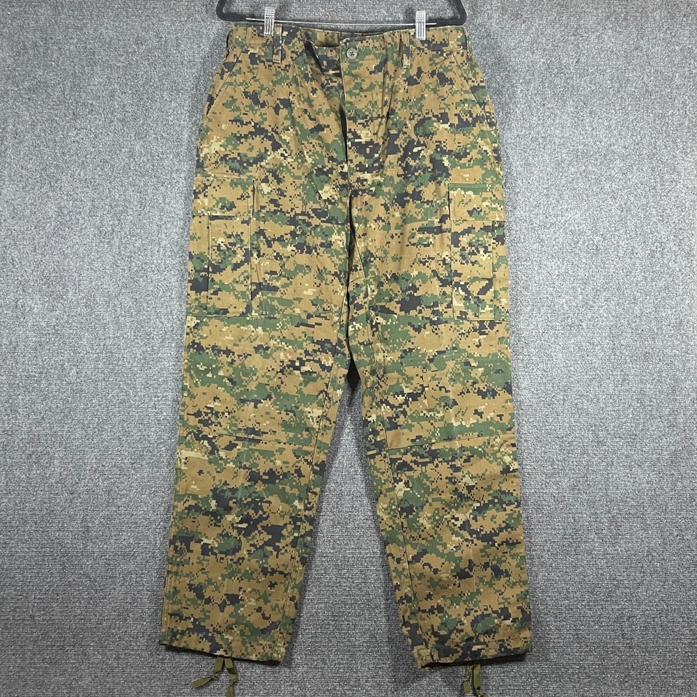 Tru-Spec Woodland Digital Camo Cargo Pants Army Military Size Large Reg #3269